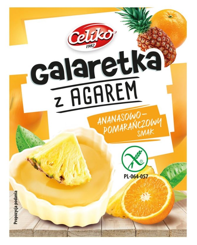 Celiko, Jelly Pineapple-Orange, 45g