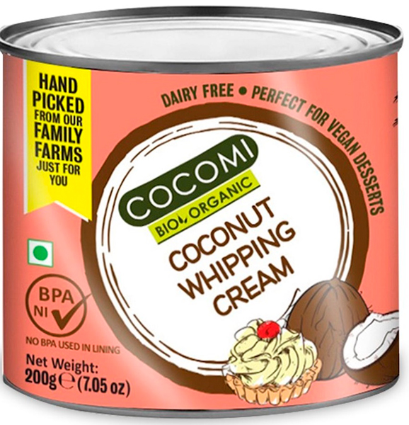 Cocomi, Coconut Whipping Cream, 200g