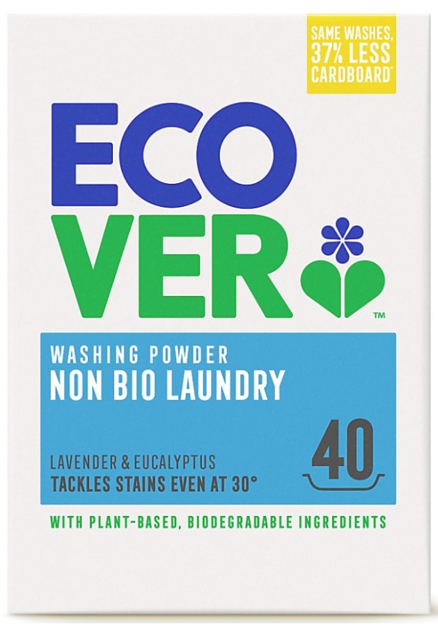 Ecover, Non-Bio Washing Powder, 3kg
