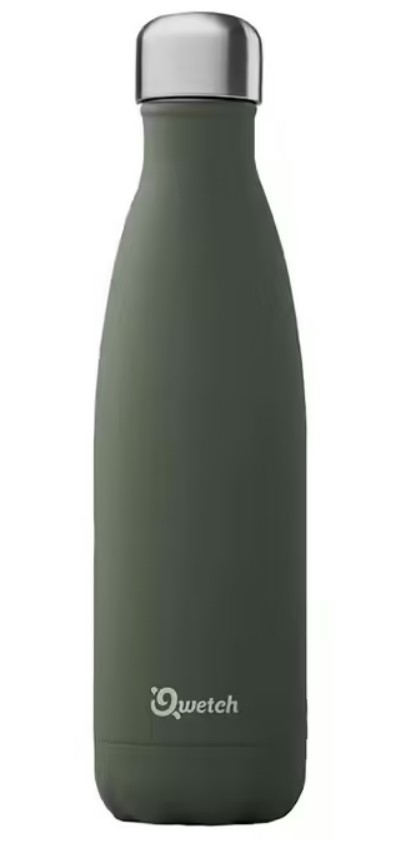 Qwetch, Thermos Bottle Stainless Steel Khaki Granite, 500ml