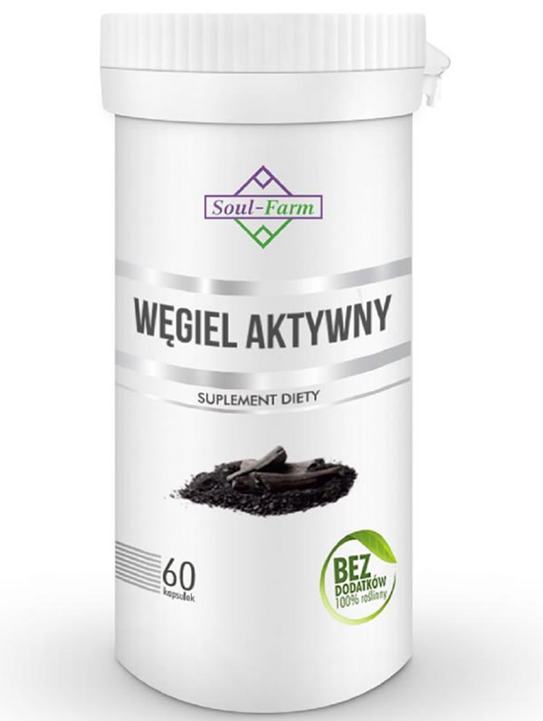 Activated Charcoal (Carbon), 60 capsules