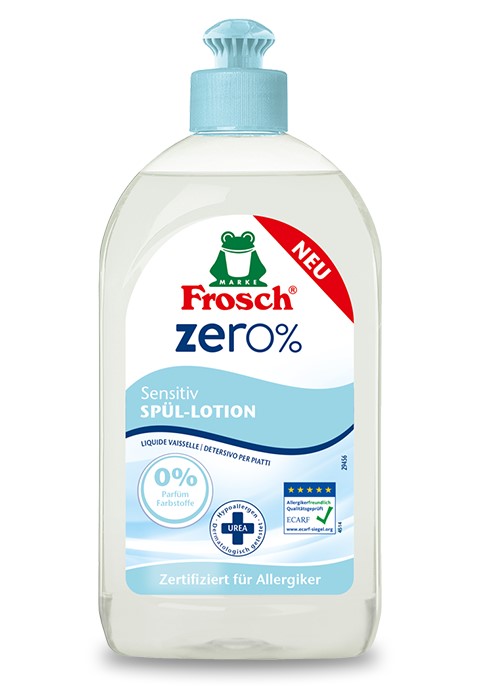 Frosch, Zero% Sensitive Dishwashing Lotion, 500ml