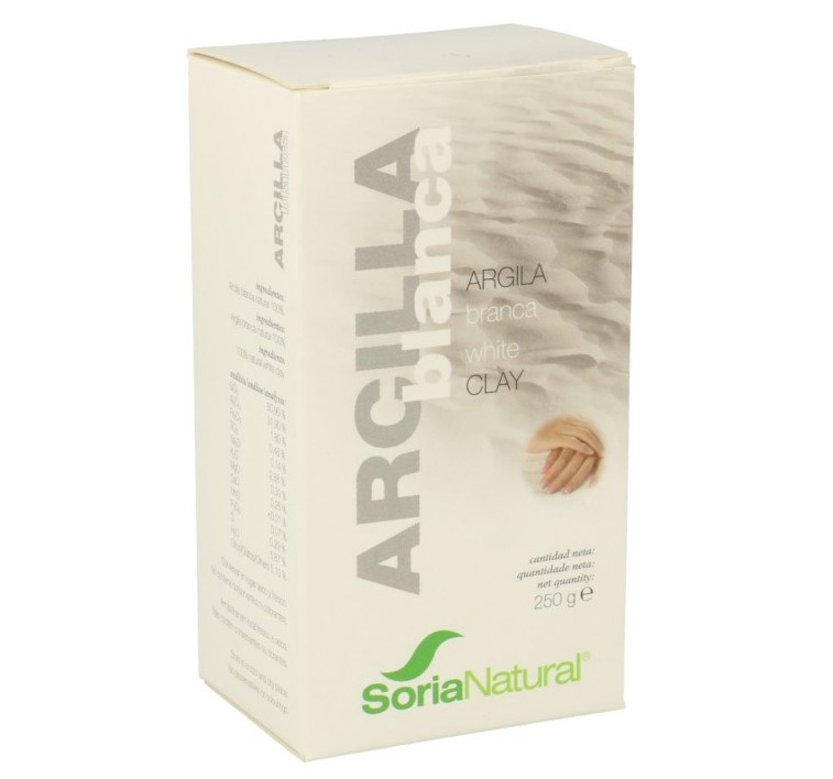 Soria Natural, Arcilla Blanca White Clay Internal&External Use, 250g
