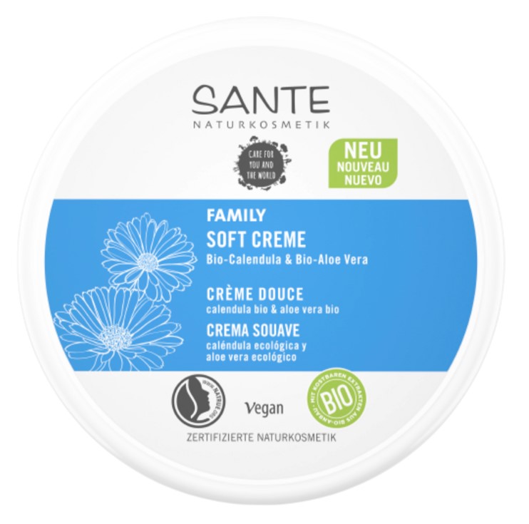 Sante, Family Organic Calendula & Aloe Vera Soft Cream, 150ml