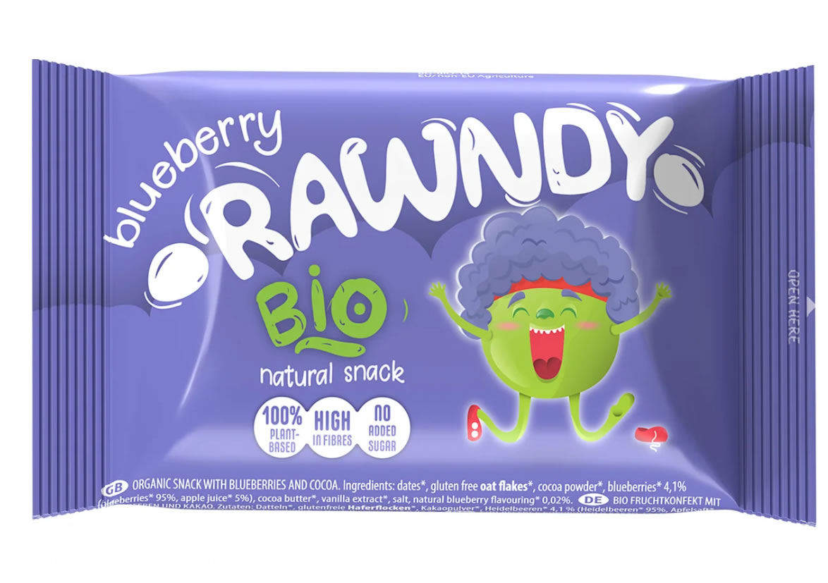 Raw Nice, Blueberry & Cocoa Snack, 26g