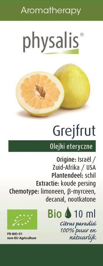 Physalis, Grapefruit Essential Oil, 10ml