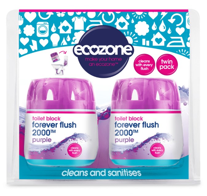EcoZone, Forever Flush 2000 Purple Toilet Block