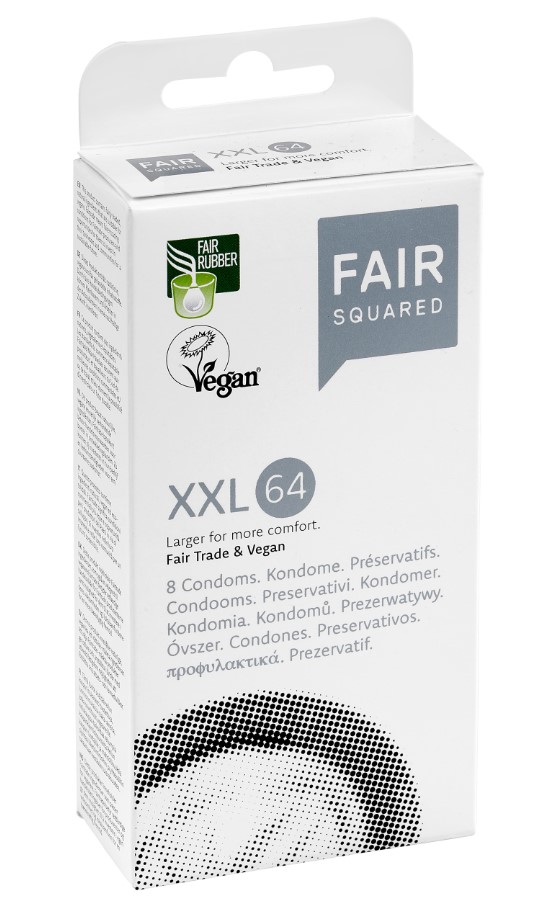 Fair Squared, XXL Condoms, 8pcs