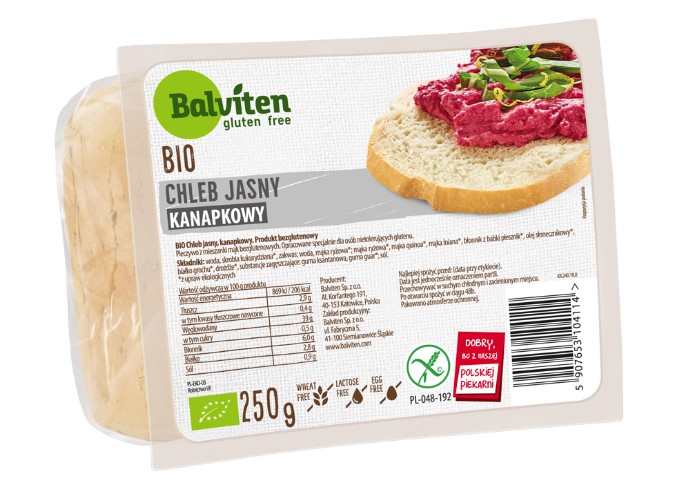 Balviten, Light Sandwich Bread, 250g