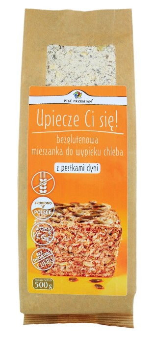 Piec Przemian, Mixture for Baking Bread with Pumpkin Seeds, 500g