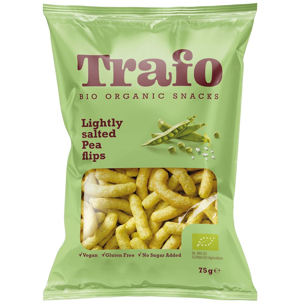 Trafo, Lightly Salted Pea Flips, 75g