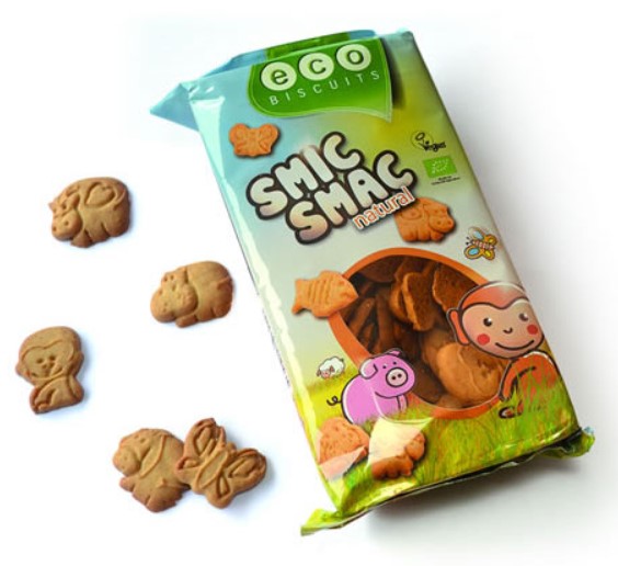 EcoBiscuits, Smic Smac Cookies, 150g