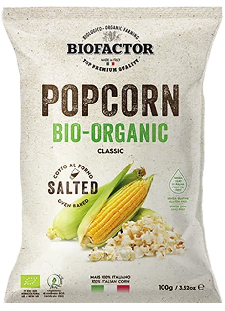 Biofactor, Classic Popcorn Salted, 100g