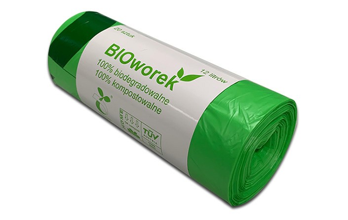 BioWorek, Compostable Waste Bag, 12L