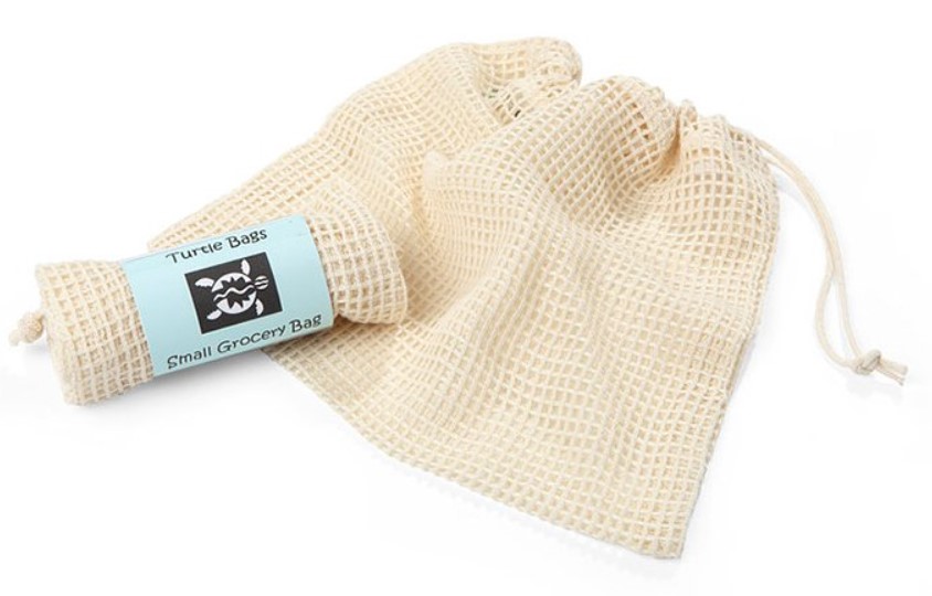 Turtle Bags, Small Net Drawstring Bags, 20 × 20 cm