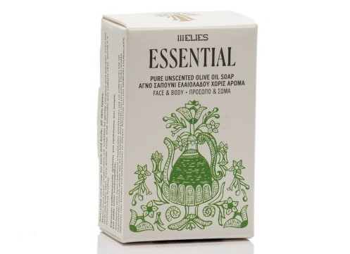 111elies, Essential Pure Unscented Olive Oil Soap, 100g