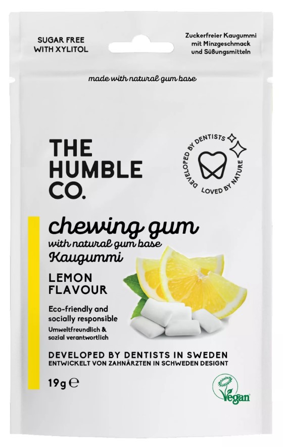 The Humble Co, Natural Chewing Gum - Lemon