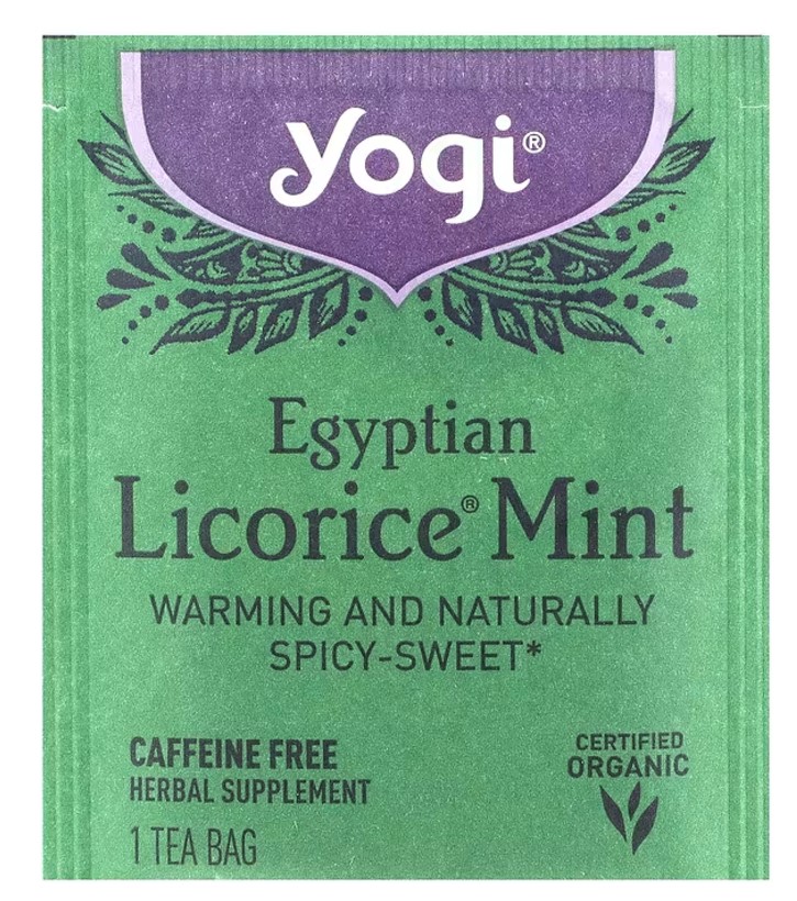 Free Tea Sample - Egyptian Licorice Mint Tea, 1 tea bag