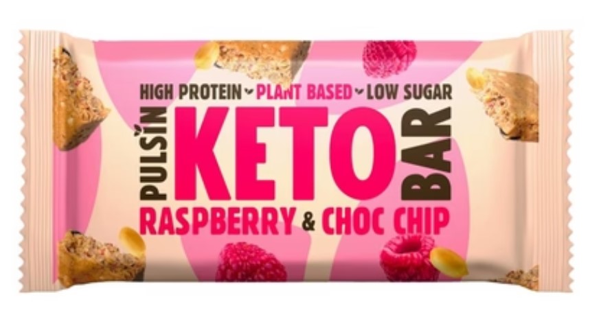 Raspberry Choc Chip Keto Bar, 50g