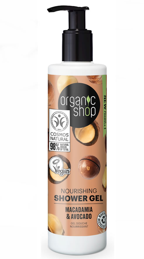 Organic Shop, Nourishing Macadamia & Avocado Shower Gel, 280ml