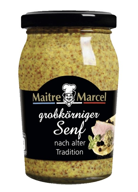 Maitre Marcel, Coarse Grained Mustard, 200ml