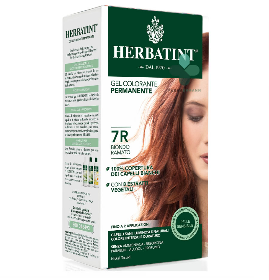 Permanent Hair Colour Gel - 7R Copper Blonde