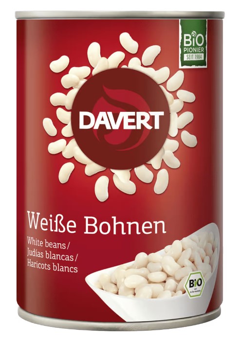 Davert, White Beans, 400g