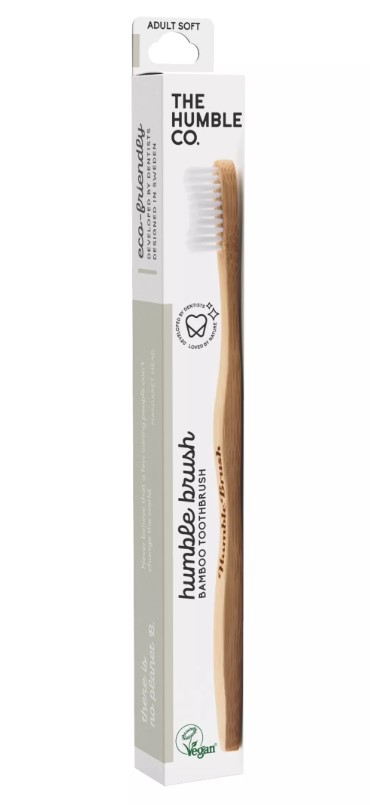The Humble Co, Brush Bamboo Soft - White