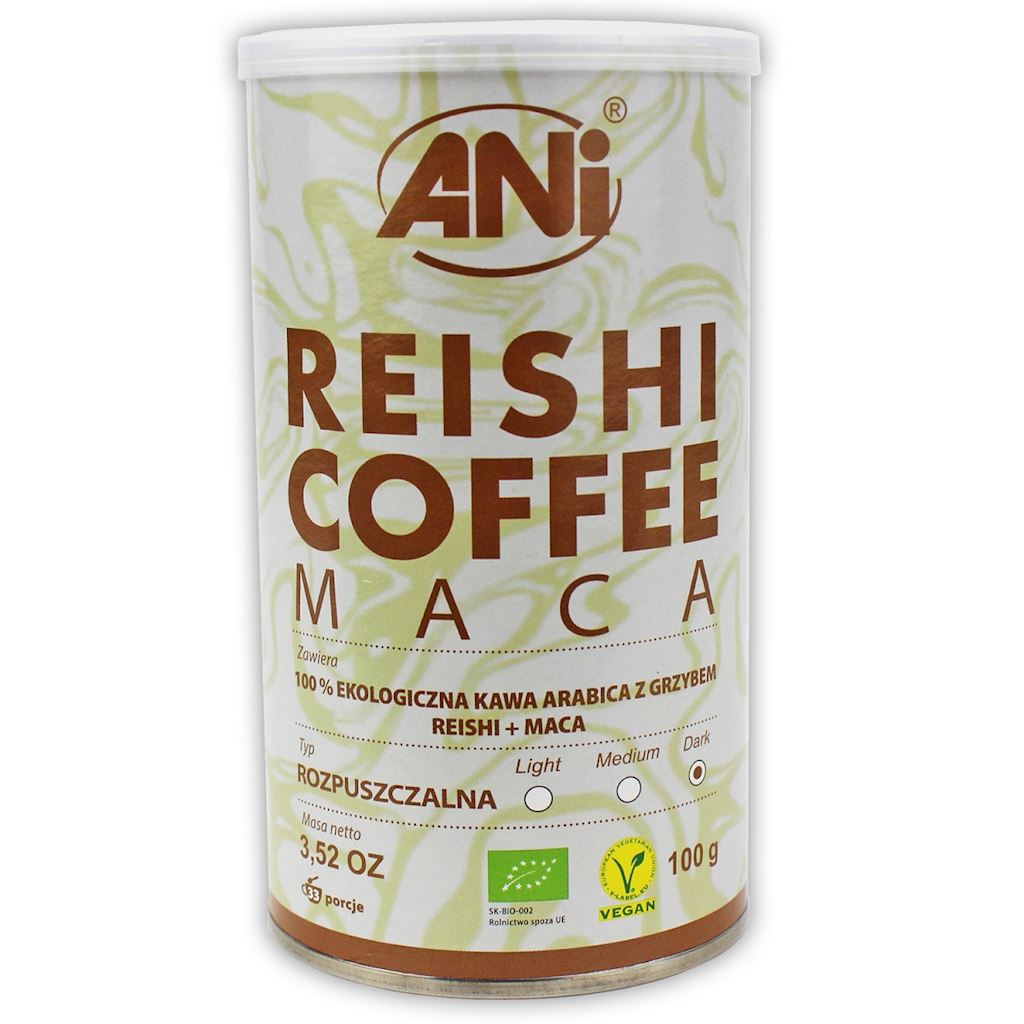 Ani, Arabica Instant Coffee Reishi & Maca, 100g