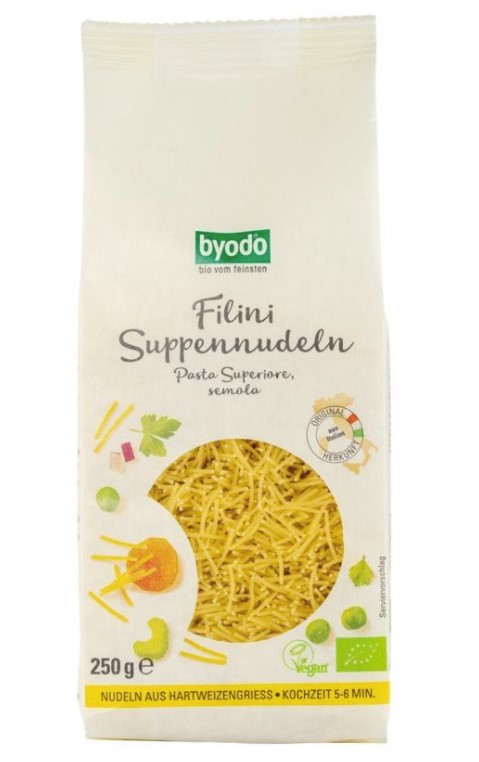 Byodo, Filini Soup Noodles Semolina, 250g