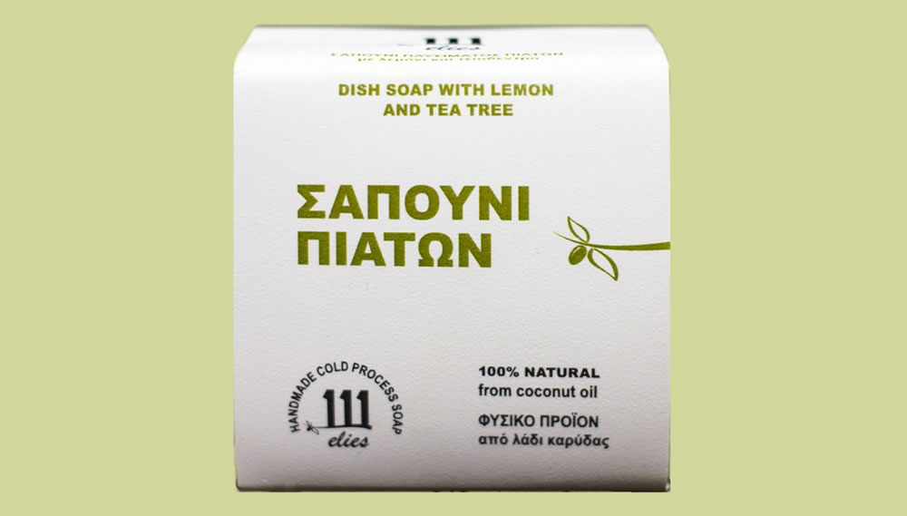 Dish Soap Coconut Oil, Lemon & Tea Tree Oils, 100g