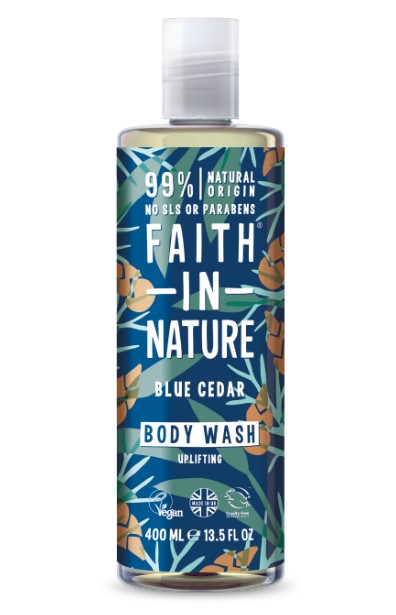 Faith in Nature, Blue Cedar Body Wash, 400ml