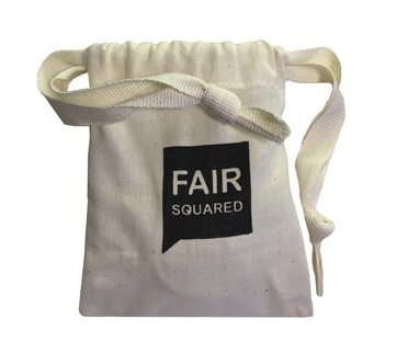 Fair Squared, Cotton Soap Bag