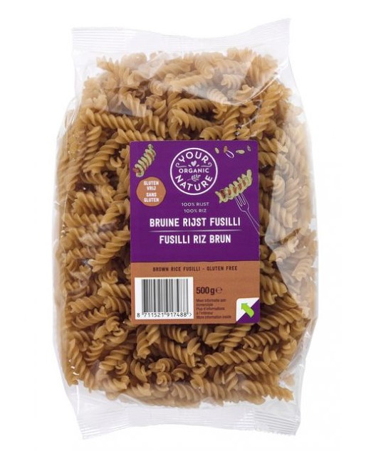 Your Organic Nature, Brown Rice Fusilli, 500g