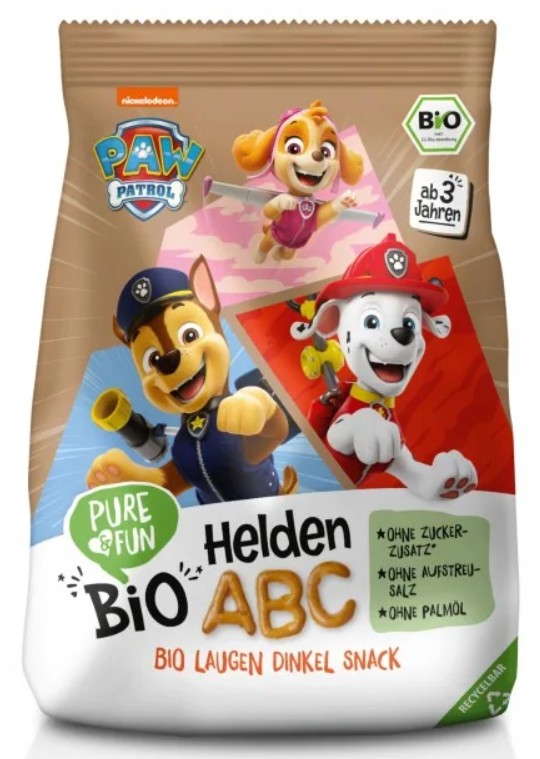 Disney, Paw Patrol Snack Spelt Pretzel, 80g