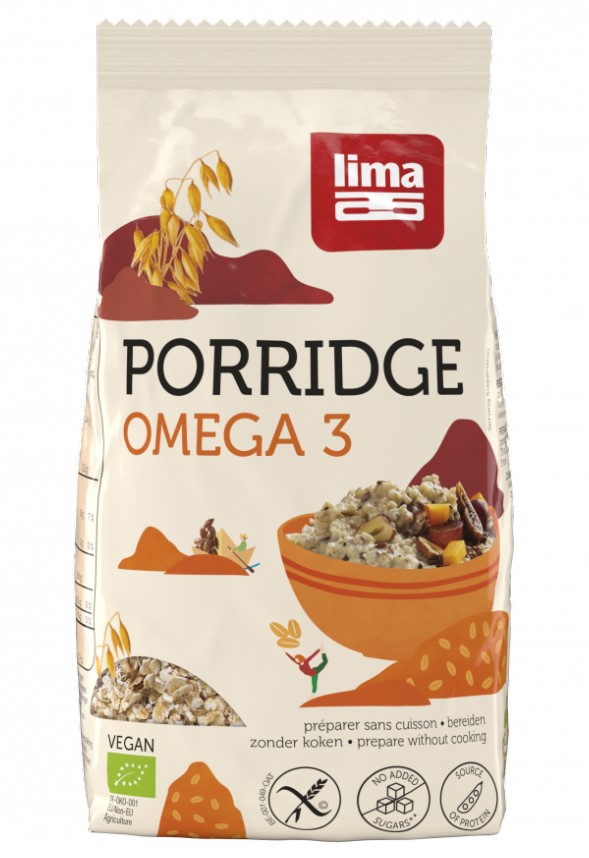 Lima, Express Porridge Omega 3, 350g