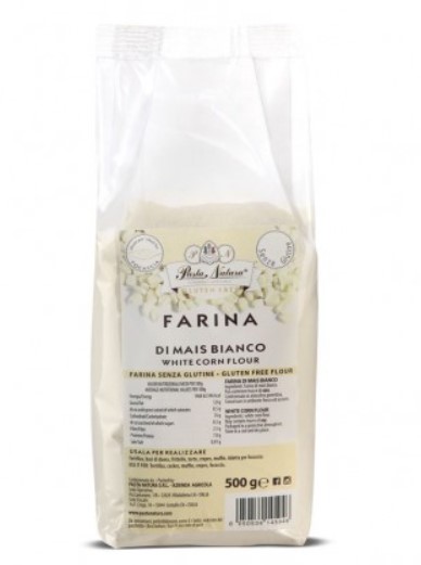 Pasta Natura, White Corn Flour for Polenta, 500g