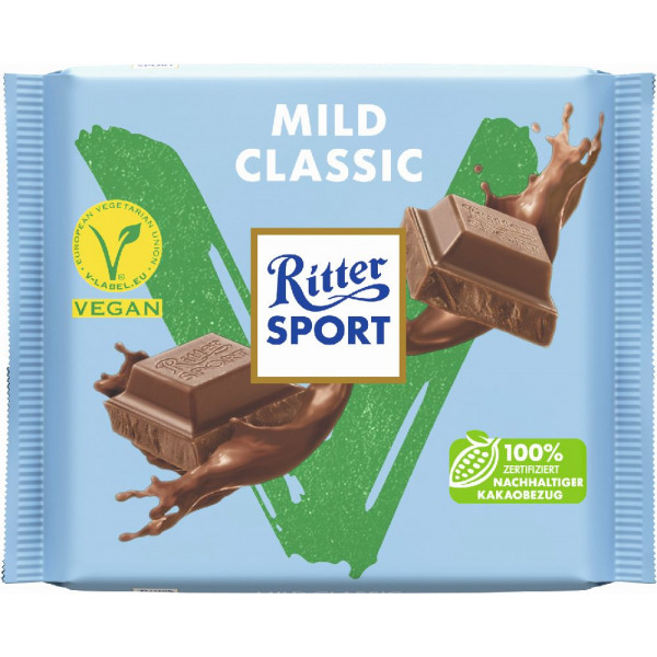 Ritter Sport, Classic Milk Chocolate, 100g