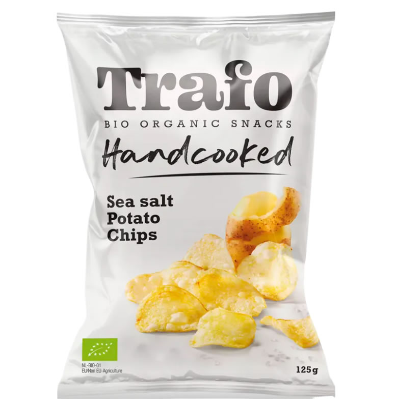 Hand Cooked Chips Sea Salt, 125g