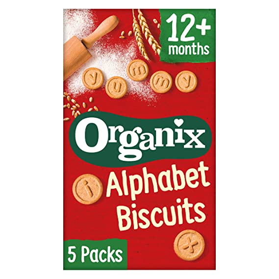 Alphabet Biscuits, 5x25g