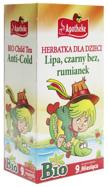 Apotheke, Anti-Cold Tea for Kids, 20 bags