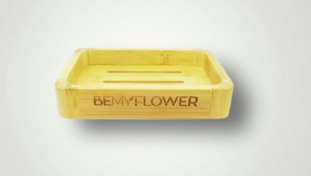 BeMyFlower, Bamboo Soap Dish - Large