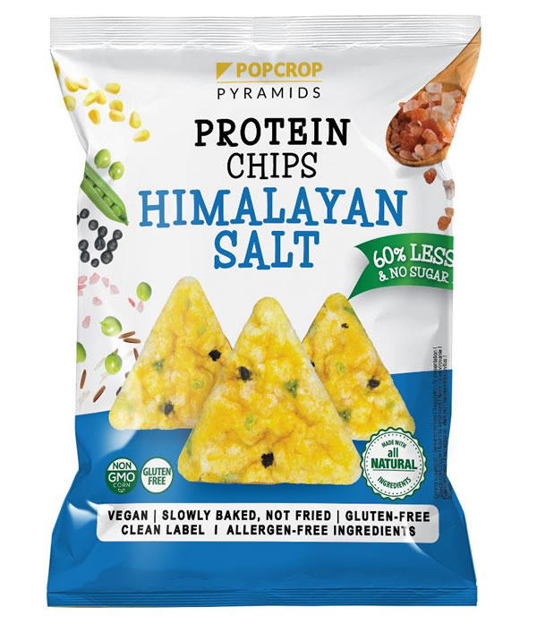 Popcrop, Chips Himalayan Salt, Slowly Baked - Not Fried, 60g