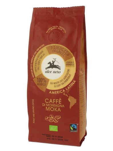Alce Nero, Ground Arabica Coffee Moka, 250g