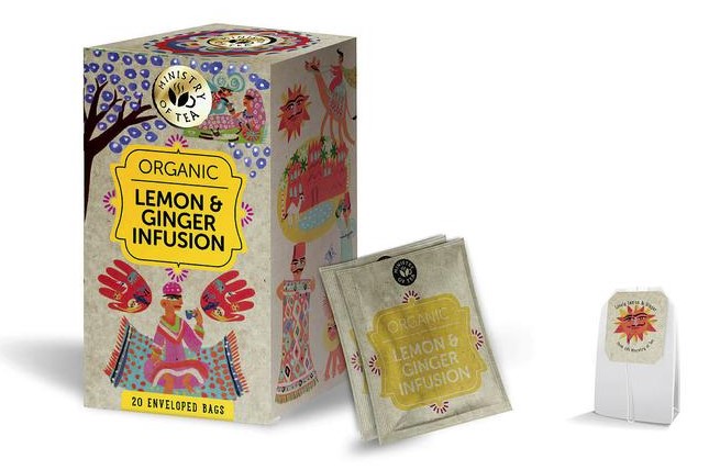 Ministry Of Tea, Lemon Ginger Infusion Tea Bags, 35g