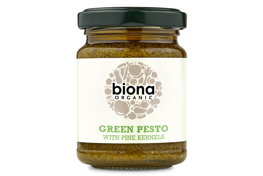 Biona, Green Pesto with Pine Kernels, 120g