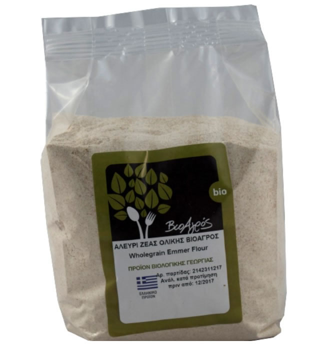 BioAgros, Wholegrain Emmer Flour Triticum Dicoccum, 500g