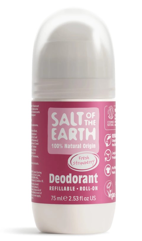 Salt of the Earth, Strawberry Natural Refillable Roll-On Deodorant