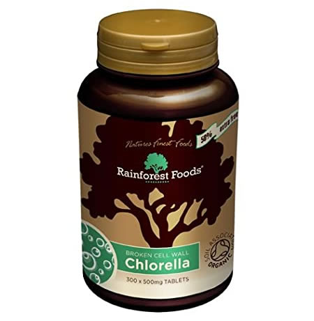 Rainforest Foods, Chlorella 500mg Tablets, 300pcs