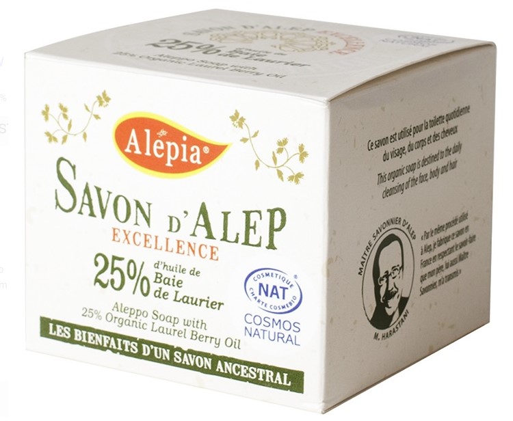 Alepia, Soap Alep Excellence 25%, 190g